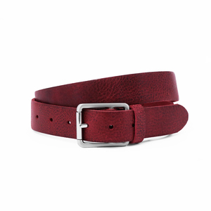Pelham Tuscan Leather Belt Burgundy - Women's Genuine Leather Belts