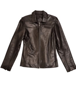 Fashion Leather Jackets: Women's Therapy Zip Leather Jacket - Women's Fashion Leather Jacket NZ