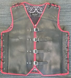 Crocodile Leather Vest - Genuine Leather Vests at Leather Direct