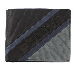 Police Leather Men's Bi-Fold Wallet - Leather Direct