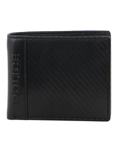 Police Men's Leather Slimline Bi-Fold Wallet - Leather DirectLeather Wallets