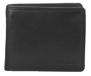 Men's Fashion Leather Jackets Formal Leather Jacket Casual Leather jacket: Milleni Black Slimline Wallet - Genuine Leather Wallet
