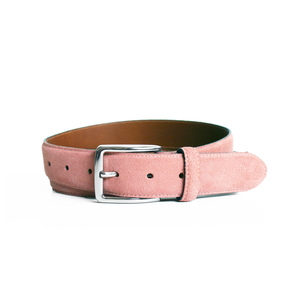 Belts: Nabucco Suede Belt Rose - Leather Direct Women's Leather Belts New Zealand