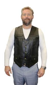 Men's Leather Vest - Genuine Leather Vest for Men and Women