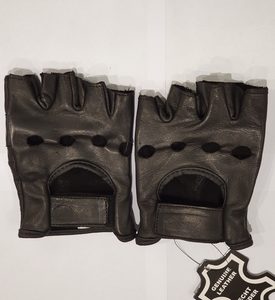 Fingerless Leather Gloves - Leather Direct
