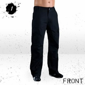 Products: Hornee Black Cargo Cargo Pants – LeatherDirect