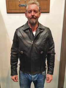 Products: Fringed Motorcycle Jacket – LeatherDirect