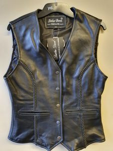 Products: Ladies Leather Vest NASNLI777 – LeatherDirect