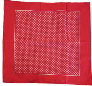 Products: Polka Dots Bandanas Red – LeatherDirect