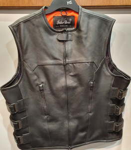 Products: Men’s Leather Vest V1 – LeatherDirect