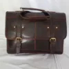 Leather Overnight Bag 5002BL - Leather Image