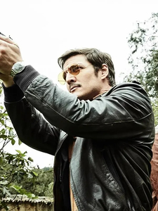 Products: Pedro Pascal Narcos S02 Leather Jacket