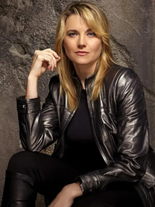 Battlestar Galactica Lucy Lawless Leather Jacket
