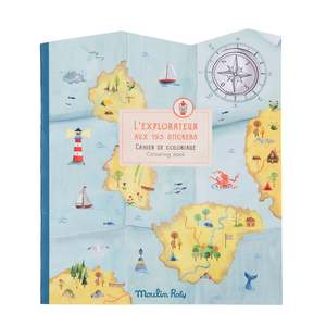 Educational Toys: L'Explorateur Colouring and Sticker Book