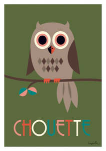 Art Prints: Chouette Art Print