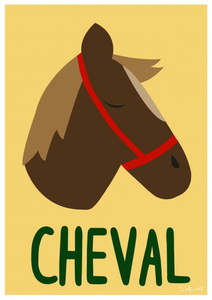 Cheval Art Print