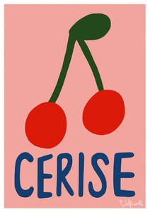 Cerise Art Print