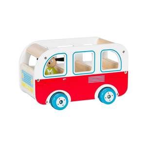 Activity Toys: La Grande Famille Wooden Bus