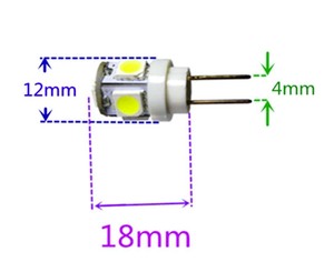 Products: G4 5 LED bulb
