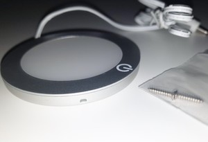 LED interior light fitting with built-in touch switch - 12v 2W