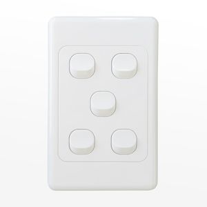 Switches Powerpoints: 5 Gang  Switch Special Price