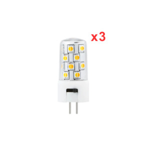 G4 LED Bulb 3.6w w/ CCT Switch x 3