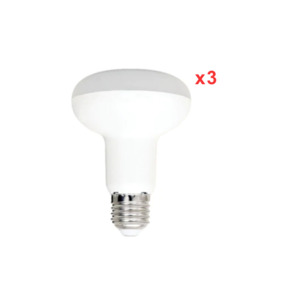 R80 LED Bulb E27 Dimmable 12w x 3