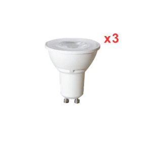 Bulbs Lamps: LED GU10 Bulb 7w Dimmable 230V x 3