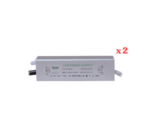 Drivers Transformers: Constant Voltage Driver 12watts (12v/24v) IP67 x 2