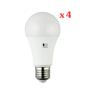 LED Bulb A60 Color Selectable x 4