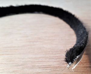 By Supplier: Stick on mohair door seal ( Sold per Meter )