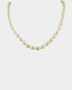 Jewellery: Kiwicraft Oval Freshwater Pearl