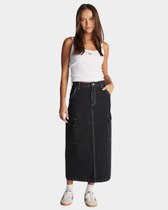 Skirts: Lee Cargo Midi Throwback Skirt