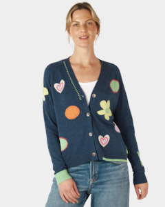 Knitwear: Zaket & Plover Happy Cardigan