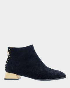 Boots: Bresley Demon Black Suede Boot