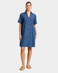 eb + ive Melenia Denim Shirt Dress