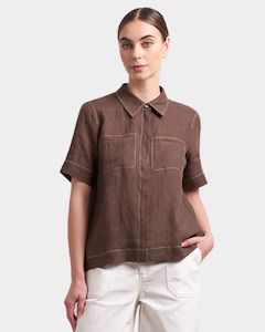 Tops: Neris In Contrast Shirt