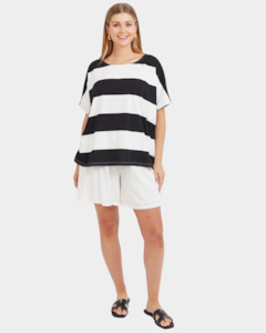 Haven Jardin Stripe Tee Shirt