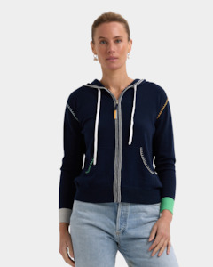 Zaket & Plover Heart Embroidery Hoodie