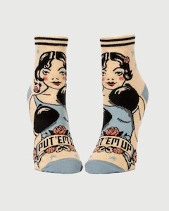 Socks: Blue Q Sox Put Em Up