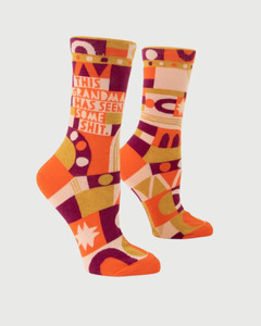 Blue Q this Grandma has seen some shit socks