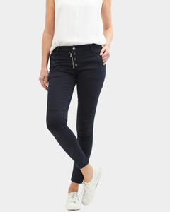 Denim: Italian Star Button Jeans