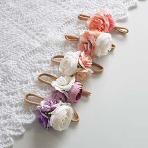 Floral Headbands: Baby headbands - ready made