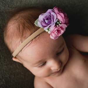 Floral Headbands: Floral baby bands - made to order