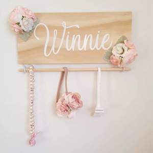 Personalised Accessory Holder - Natural (30cm)