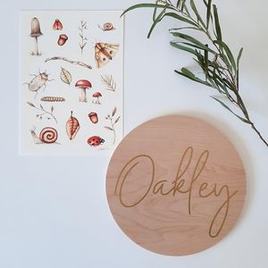 Personalised Items: Personalised natural sign