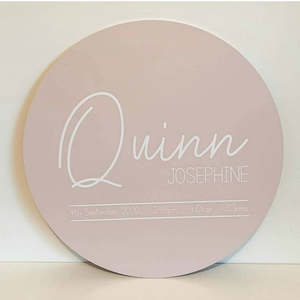 Personalised Items: Birth details 50cm