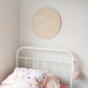 Personalised natural sign - 50cm