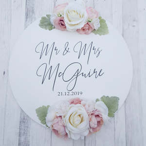 Wedding sign 30cm