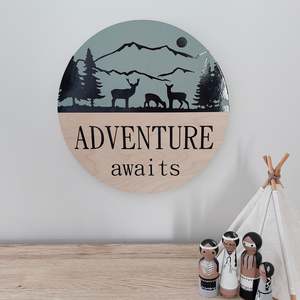 Quote Signs: Adventure awaits
